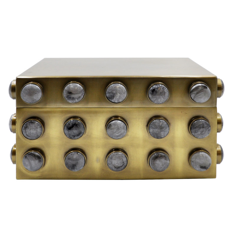 Boîte décorative Alba, H 5,25 po x l 8,25 po x P 10,25 po