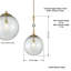 Luminaire suspendu sphère 1 lumière Khiam