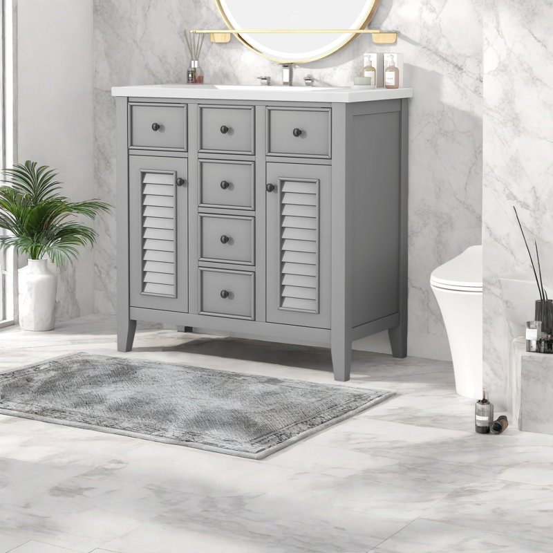 Meuble-lavabo 36 po sans lavabo, base d'armoire seulement