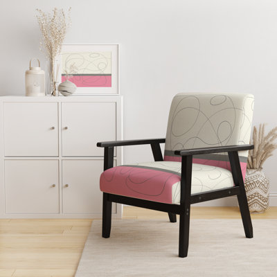 Fauteuil Hasibah - Geometricnapolitan I - Velours