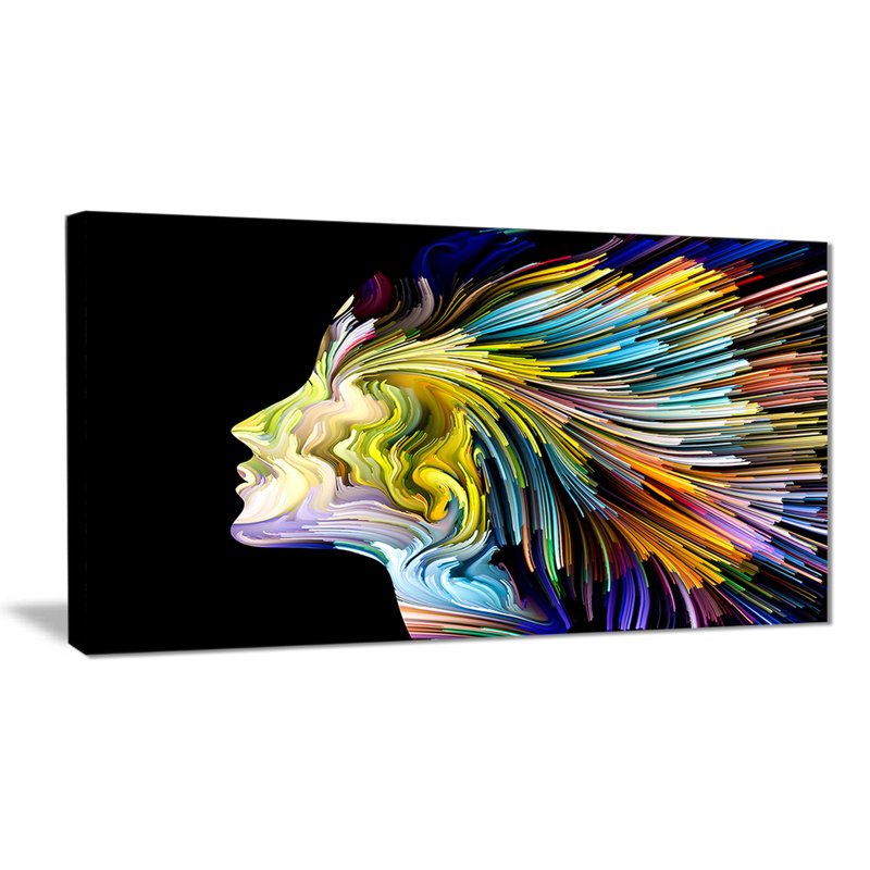 Impression sur toile tendue, H 20 po x l 40 po x P 1po