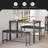 Colborn 4 - Person Four Leg Dining Set