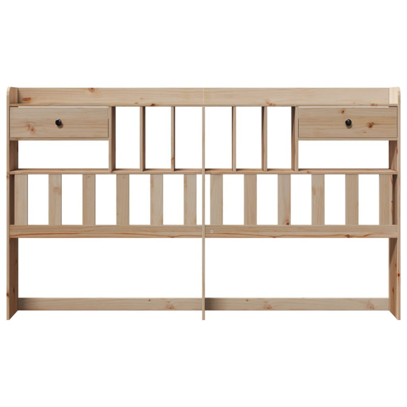 Carlotta Headboard, Brown, white and pink, 110cm H x 186cm W x 23cm D