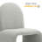 Junia Boucle Upholstered Arch Armless Dining Chair-109758087