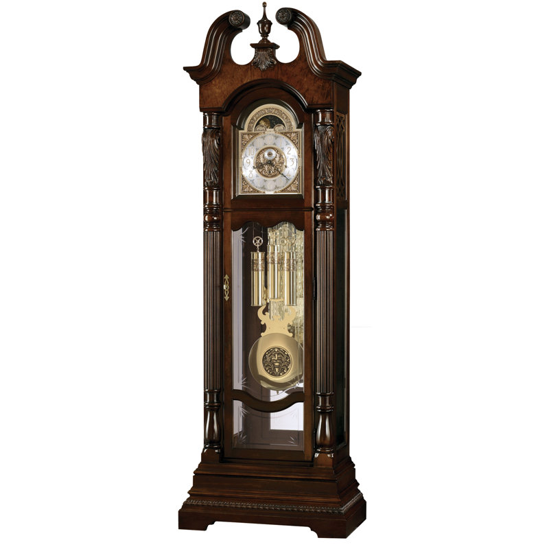 236.2cm Solid + Manufactured Wood Grandfather Clock