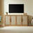 Rattan 4-Door Buffet Cabinet, Boho Sideboard, Large Credenza For Living Room, Hallway, And Kitchen Storage