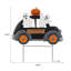 Piquet de voiture 24 "H Halloween