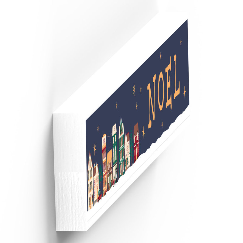 Xmas Noel Wooden Memento Block