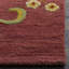 Tapis rouge en laine touffeté à la main Ferrera Jahiem-1693186943