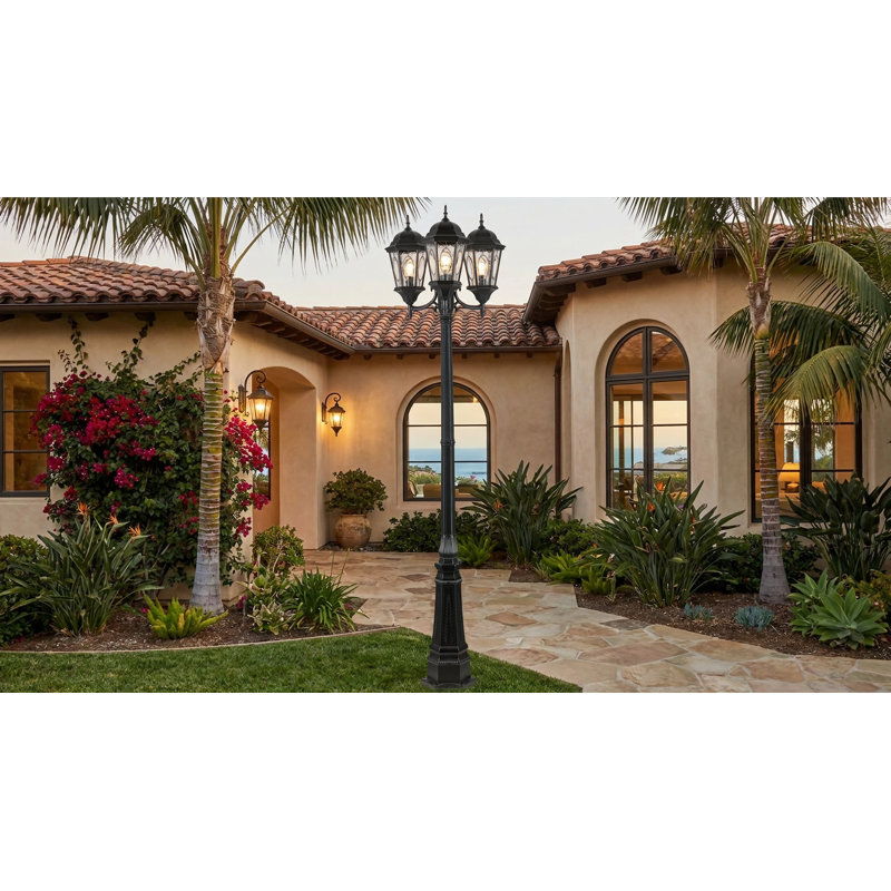 Annagret Lamp Post (Full), Black