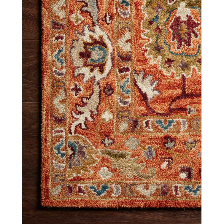 Fierros Wool Oriental Indoor Rug