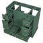 Meuble-lavabo 36 po sans lavabo, base d'armoire seulement, six tiroirs, diviseur de tiroir multifonctionnel, tablette réglable-55009334