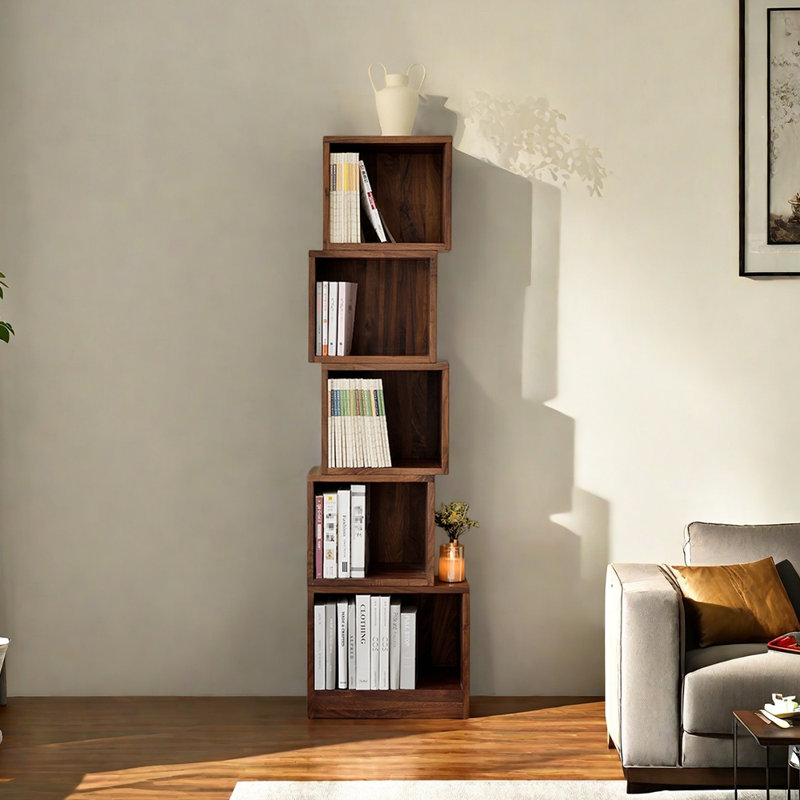 Bibliothèque en bois massif de haute qualité