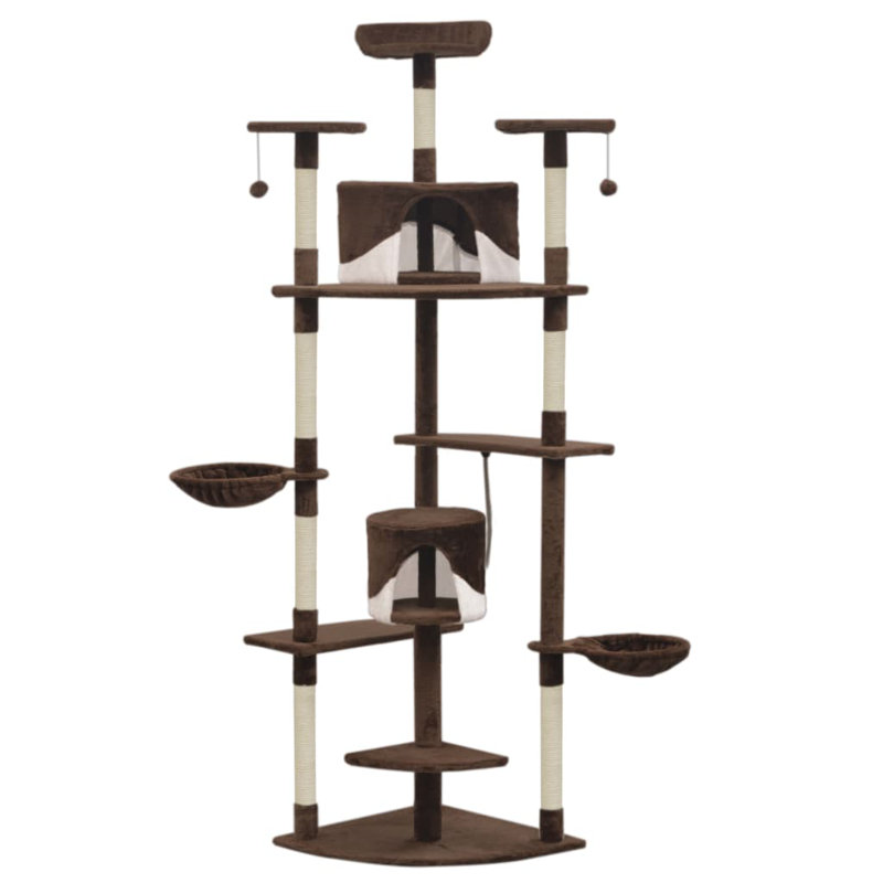 Amalia 203cm H Cat Tree, Brown