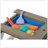 Wooden Kids Picnic Table, Sand And Water Table With Umbrella, Activity Table For Outdoor Backyard Patio Play