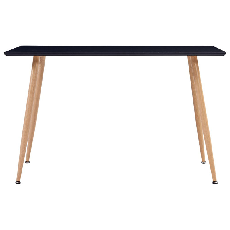 Cappe Metal Base Dining Table, Black