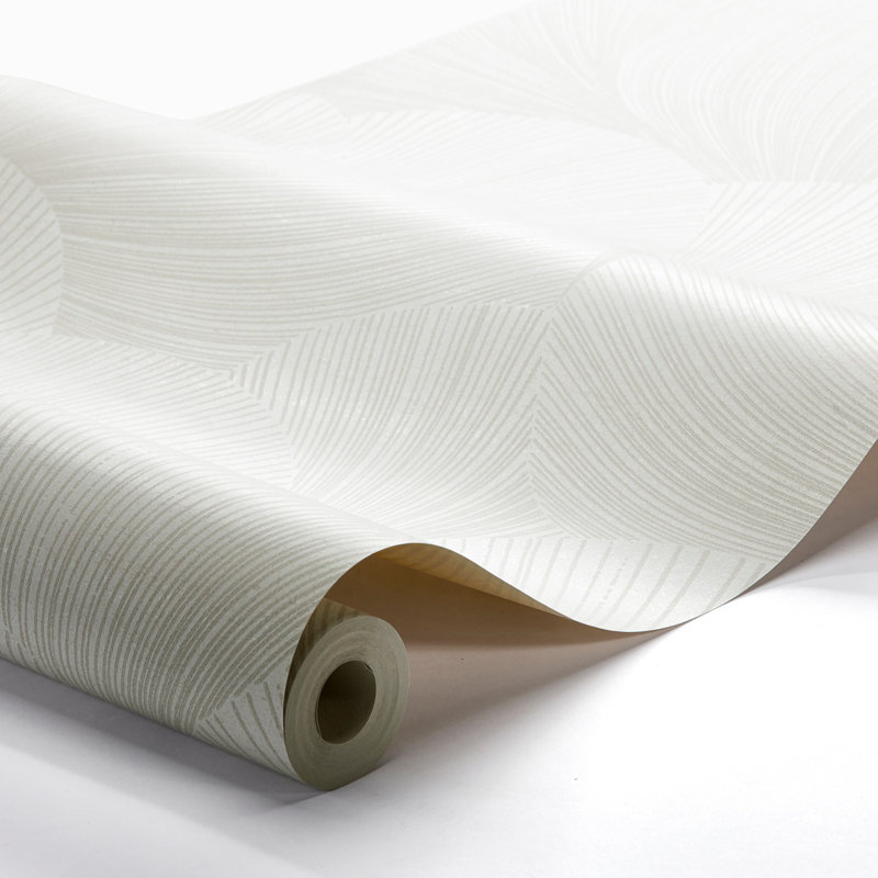 Boråstapeter Mirage Wallpaper, White/Gray