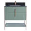 Meuble-lavabo moderne avec plateau en pierre frittée Fine Fixtures Serenity-30652360-30652311-30652366