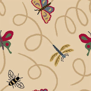 Tapis Nature Wing Dings, Rectangle 7 pi 8 po x 10 pi 9 po