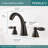 Claymore Widespread and Mounting / Installation Required 2 -handle Bathroom Faucet with Drain Assembly-6650507