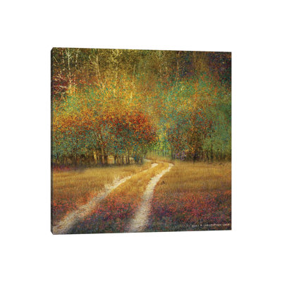 Bright Cottonwoods 1 Piece Wrapped Canvas Painting
