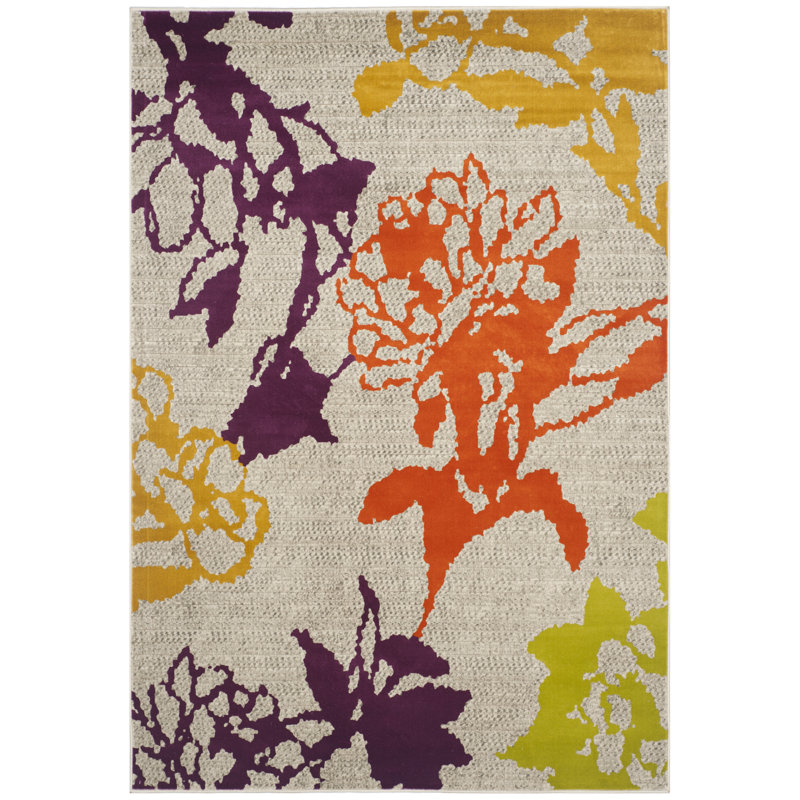 Tapis floral Charis Porcello Performance, Rectangle 6 pi x 9 pi