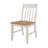 Luthor 5 - Piece Extendable Dining Set in Brown and White