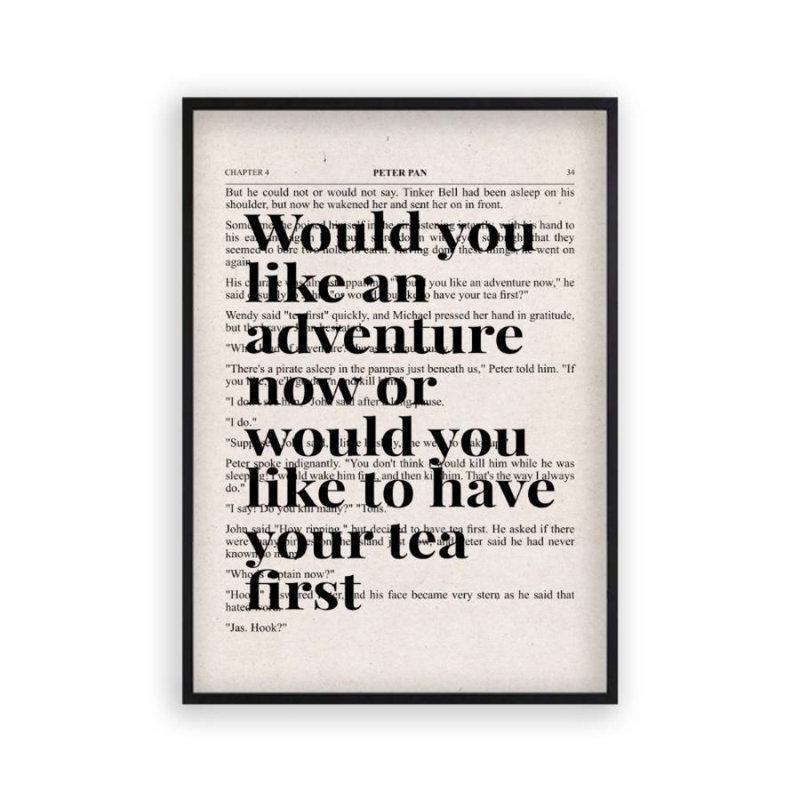 1 Piece Wall Art, 31 cm H x 22 cm W, Matt Black Frame