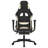 Gaming Chair with Footrest Fabric-712762738