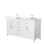 Beckett 66" Freestanding Double Bathroom Vanity with Quartz Top