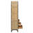 Jane 71 Inch Tall Arched Natural Rattan Bookshelf-117983103