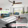 Kemp 52'' 3 -Blade LED Flush Mount Ceiling Fan with Remote Control and Light Kit Included
