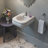 16.5-inch Fireclay Wallmount Console Bath Sink