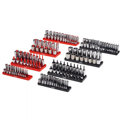 Ensemble d'organisateur de douilles 8PCS High-Rod