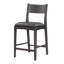 Rooney Leather/wood Counter Stool
