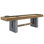 Ensemble de table de jeu de palets urbain de 9 pi, plateau de jeu UV et 8 rondelles Barrington