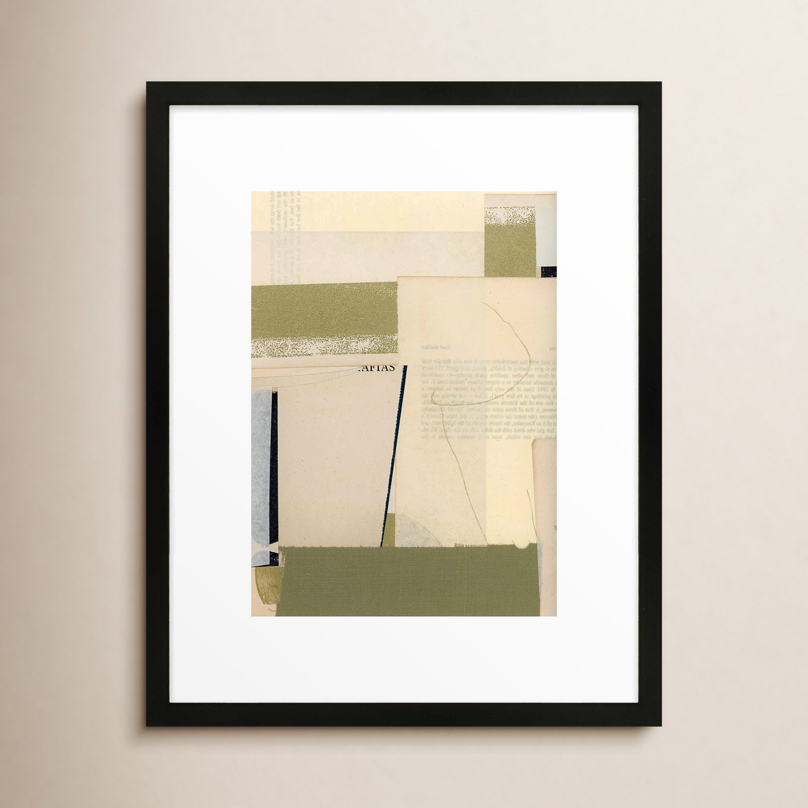 Following Again Print by Driftway Studio, 20" H x 16" W, Black