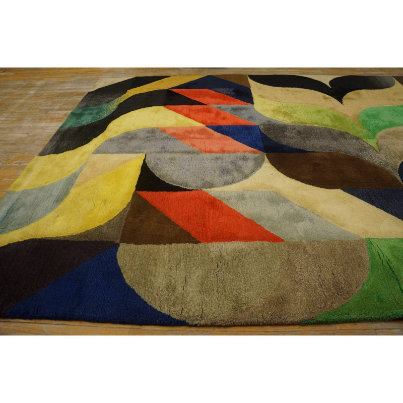 Tapis pop art vintage rétro Mid-Century