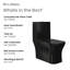 Toilette carrée une pièce à double chasse en noir brillant Concorde-1125190072-1135972623