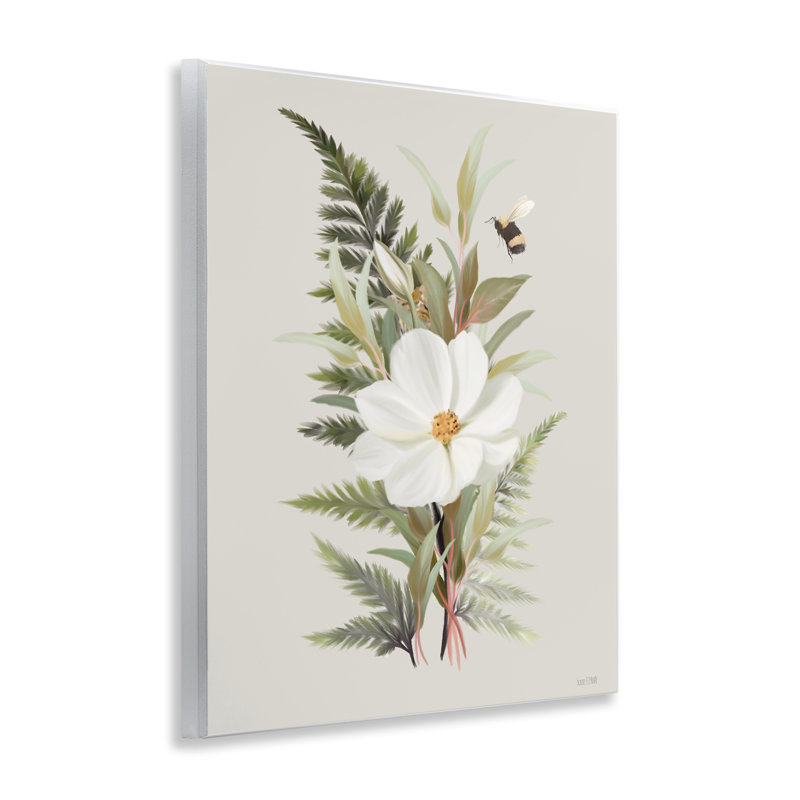 Plaque murale Bumble Bee & Flower, design par House Fenway