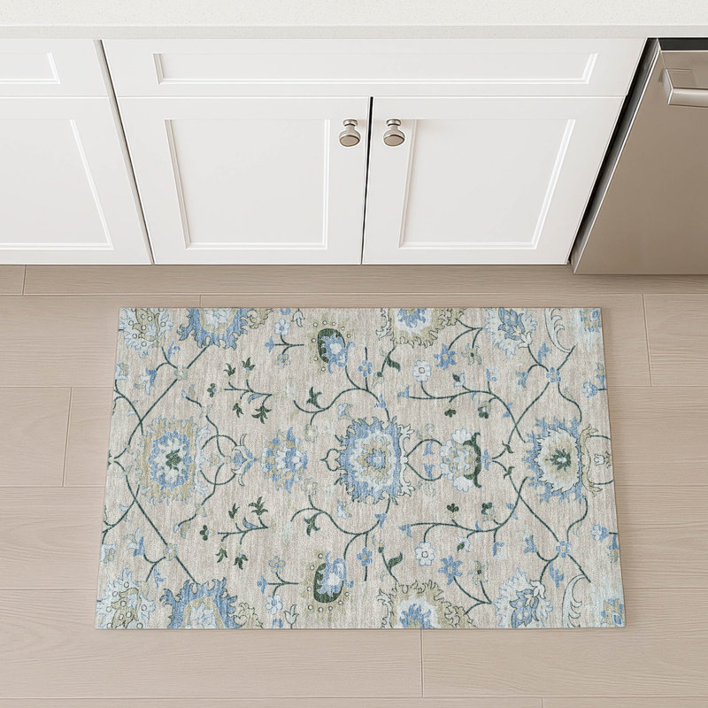 Machine Washable Indoor/Outdoor Chantille ACN2291 Global Rug, Rectangle 1'8" x 2'6"