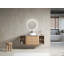 Meuble-lavabo mural 54 po avec lavabo d'art en céramique, 2 tablettes de rangement et 2 portes à fermeture en douceur-1242714848-1242714851