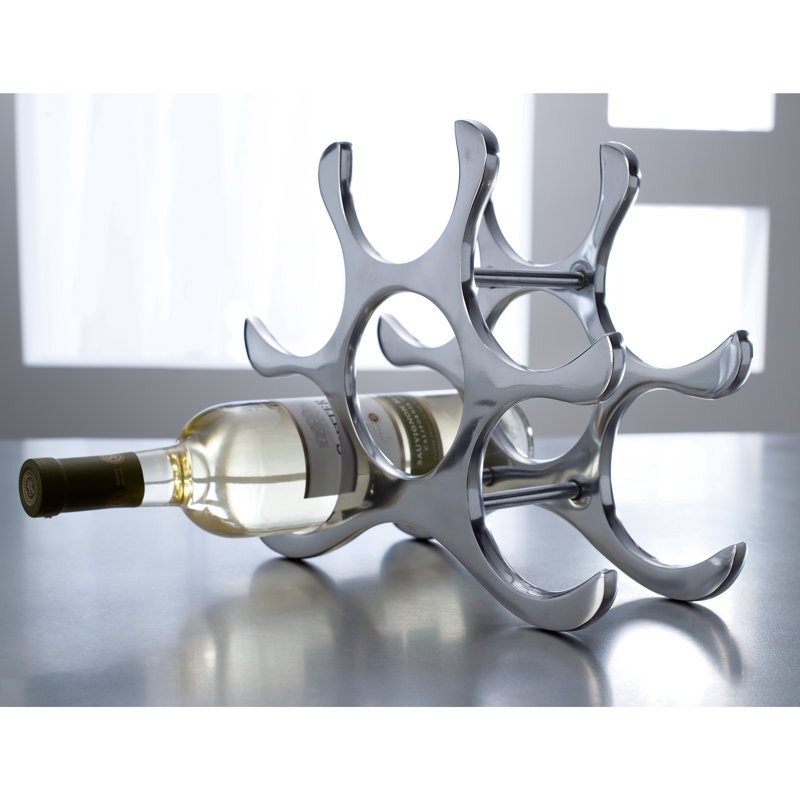 6 Bottle Tabletop Wine Bottle Rack