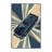 Soft Plush Guyonne Retro Coupe Car Retro Geometric Area Rug in Gray – Navy Binding-1184143427