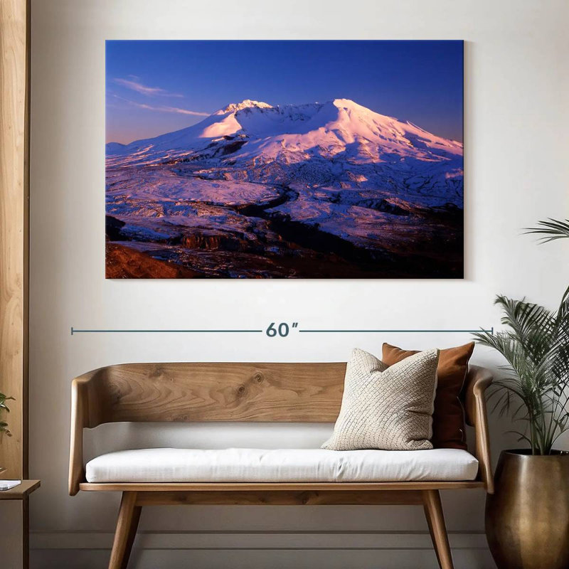 Alvord Mount St. Helens Alpenglow, 34" H x 51" W