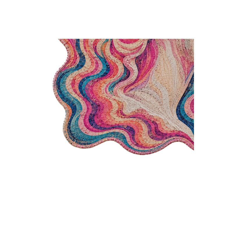 Tapis tissé à la crème Mosso, 2' x 2'11"