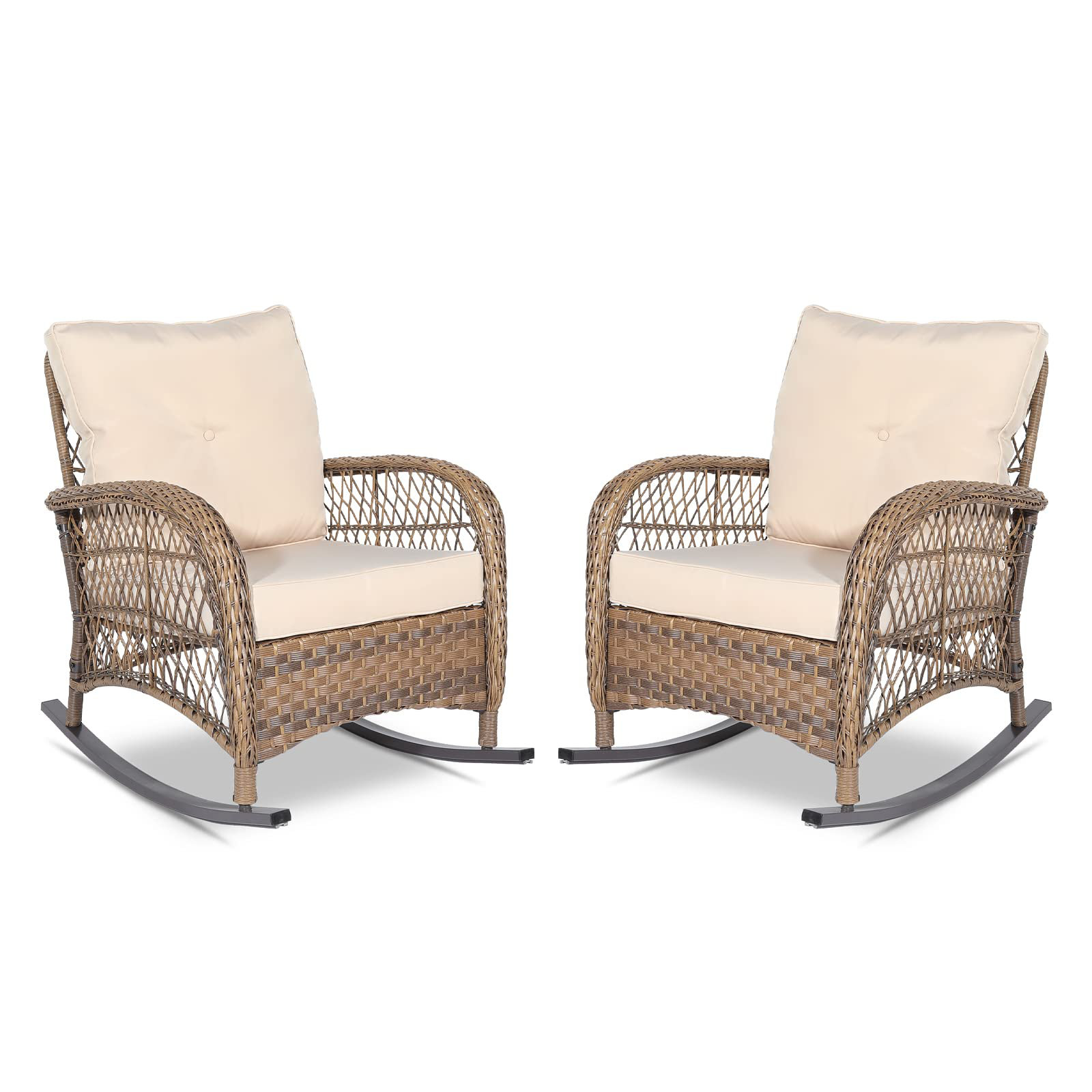 Bay Isle Home™ Dayhsaun 2 Piece Rocking Chair | Wayfair