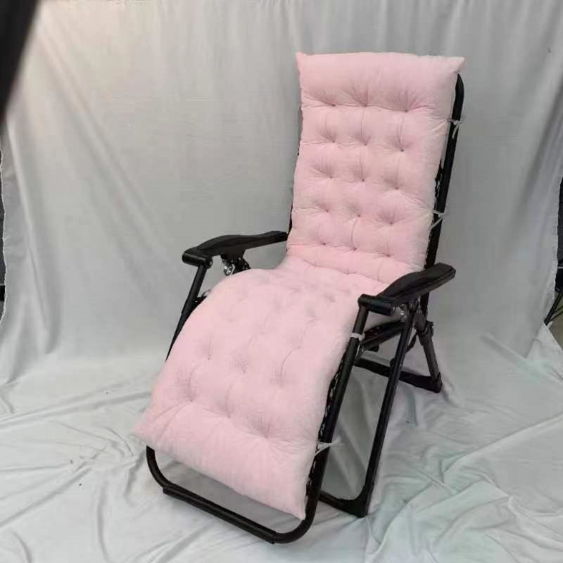 Outdoor 4'' Rocking Chair Chair Pad, Pink, 63"W x 20"D