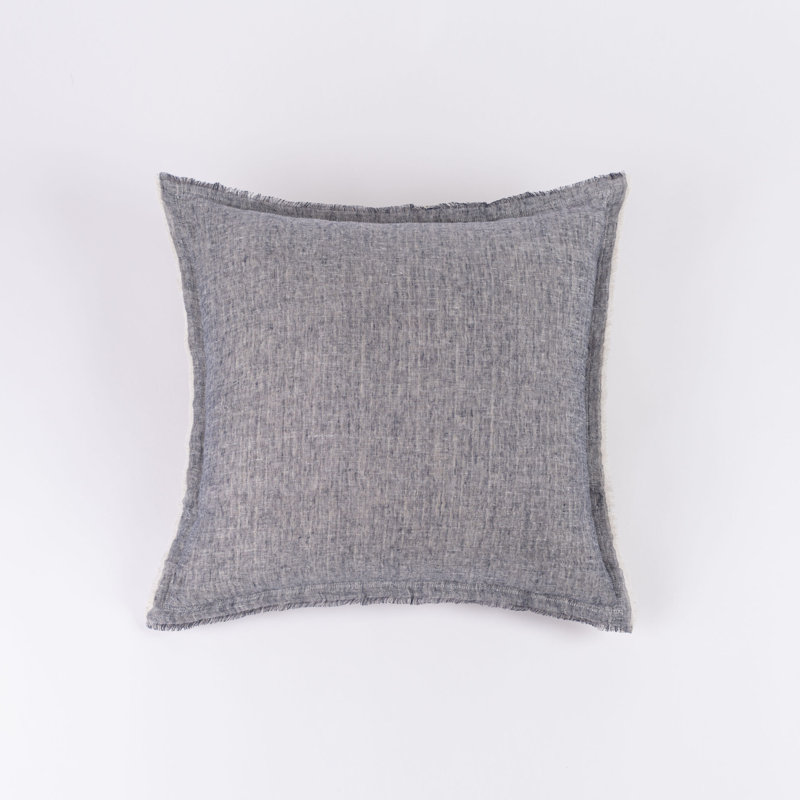 KENT PILLOW, OCHRE/NATURAL, EURO, Indigo