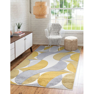 Lomond Geometric Shag Area Rug